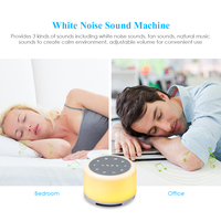 Agent d'exécution des commandes de dropshipping 2025, machine à bruit blanc portable pour le sommeil avec lumière nocturne colorée