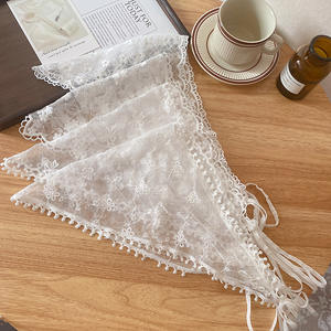 <span class=keywords><strong>Bandane</strong></span> in Pizzo Vintage Francese Stile Coreano, Graziose Sciarpe Piccole, Fasce <span class=keywords><strong>per</strong></span> Capelli, Accessori <span class=keywords><strong>per</strong></span> Capelli <span class=keywords><strong>per</strong></span> Ragazze e Donne - Product Image 3