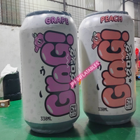 Grande bouteille de bière gonflable faite sur commande pour la publicité de promotion faite à partir de la bâche de PVC