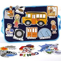 Feutre de sécurité, éducation précoce, apprentissage Montessori, activités sur le thème de la planète jouet, planche occupée, sac sensoriel, enfants d'âge préscolaire