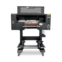 Imprimante UV DTF compacte 30 cm, commerciale, avec têtes XP600 TX800, imprimante UV rouleau à rouleau I3200 A3 pour film AB, idéale pour le textile