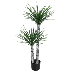 Senmasine - Vaso de plantas artificiais para decoração de interiores, planta agave artificial, folha verde, semente em vasos