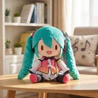 Vente en gros Miku Fuwa Petit Project DIVA MEGA39s Star Voice Authentique et Originale Poupée en Peluche Assise de 30 cm en Coton PP