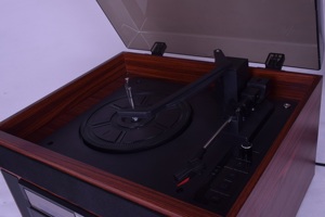 Lecteur de plateau tournant tout en un, entièrement automatique, avec change automatique, <span class=keywords><strong>Cassette</strong></span>, USB SD, enregistrement, CD, RADIO - Product Image 4