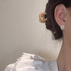 Eleganti Orecchini a Perno Quadrati per Donne, Design Rettangolare Dipinto, Gioielli per Uso Quotidiano - Product Image 5