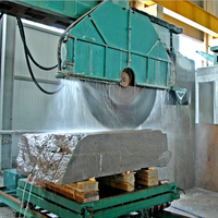 Machine de découpe de pierre à pont circulaire modèle 2200, scie à blocs, machine à découper le diamant, le granit et le marbre