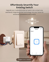 Interrupteur intelligent SONOFF ZBMINIR2 Extreme Zigbee 3.0, mini module relais de petite taille, application Ewelink, compatible avec Alexa et Google Home