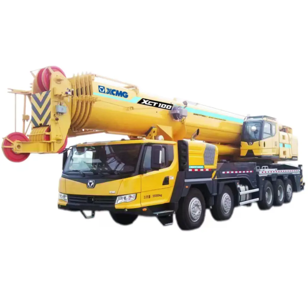 चीन की लोकप्रिय 100 टन भारोत्तोलन क्षमता XCT100 प्रयुक्त मोबाइल निर्माण मशीन ट्रक क्रेन