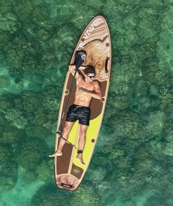 PF 2025 New Design Drop Stitch <b>Surfing</b> Sup Board Wholesale Paddles Standup Stand up Inflatable Paddle HW10/1 Sup Board PF 2025 N - Product Image 1