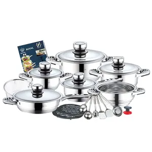 23Pcs Nonstick Cookware Set Cooking Pot and Pans