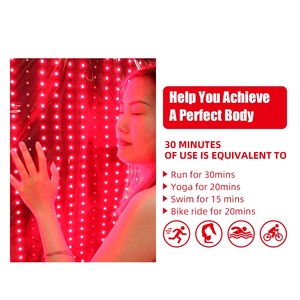 Redfy Home & Beauty LED-Lichttherapie gerät 660Nm & 850Nm Rotlicht-Körper pads Lipo Wrap für die Körper therapie - Product Image 3