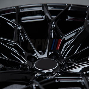 Rines Forjados Monobloque Cóncavos Negros Brillantes Personalizados GPW para BMW M3 M4 M5 <span class=keywords><strong>M8</strong></span> 325i 330i 530i 540i F30 X3m <span class=keywords><strong>Audi</strong></span> RS3 RS5 RS6 RS7 - Product Image 3