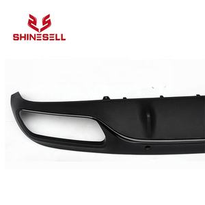 Kit de lèvre de diffuseur pour pot d'échappement, accessoire noir pour voiture, <span class=keywords><strong>Mercedes</strong></span> <span class=keywords><strong>Benz</strong></span> W205 AMG 2 portes coupé classe C 2015 2016, modèle C63 - Product Image 4