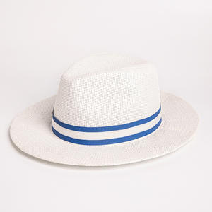 Chapeau de paille à étiquette privée, fabriqué sur mesure, style Panama, chapeau d'été avec bande logo pour les marques de mode et les collections de vente au détail - Product Image 1