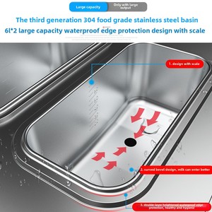 เครื่องทำไอศกรีมทรงกรวยสำหรับทำไอศกรีมแบบตั้งบนโต๊ะเครื่องทำไอศกรีมแบบอัตโนมัติสำหรับใช้ทำไอศกรีมโฮมเมด - Product Image 3