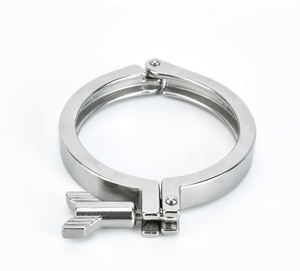 Zware uitvoering enkelvoudige pin klem van roestvrij staal 304 met LS inch-meetstelsel, opklapbaar, hoge kwaliteit voor commercieel/industrieel gebruik, bouten - Product Image 3