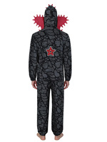Costume de cosplay XJ Halloween TV & Cinéma pour adulte unisexe, pyjama une pièce Dada à motif Fleur Cannibale Visage Éclatant, en polyester