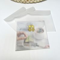 Porte-clés personnalisé avec anneau, carte photo miniature, pochette transparente en cuir de vachette, petit échantillon de papier calque avec logo