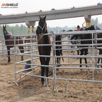 Paneles portátiles de acero de alta resistencia para ganado, cabras, cerdos y ovejas, para corrales redondos, comederos y vallas, de bajo costo, al por mayor