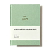 Journal de lecture personnalisé à couverture rigide A5 120GSM 52 pages pour les amateurs de livres