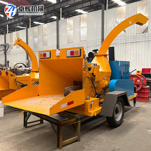 Mobile Wood Wet and Dry <b>Branch</b> Wood Shredding Machine Automatic Feeding Wood - Product Image 4