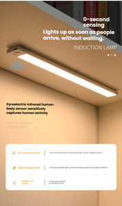 Ultradünne Intelligente <span class=keywords><strong>LED</strong></span>-PIR-Sensor Wiederaufladbare Magnetische Wandmontierte Dimmbare Weiße Moderne Leuchte für Schränke - Product Image 6
