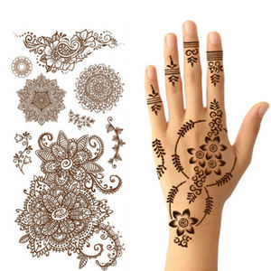 Adesivo per <span class=keywords><strong>Tatuaggi</strong></span> <span class=keywords><strong>Temporanei</strong></span> Impermeabile Modello MS-1, <span class=keywords><strong>Stampa</strong></span> Henna - Product Image 3