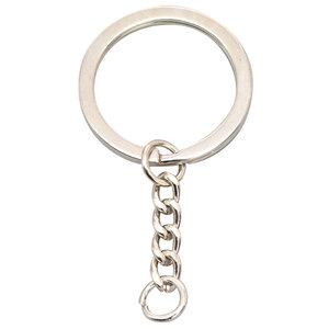 Accessoires de bijouterie DIY en métal, porte-clés sans nickel, respectueux de l'environnement, chaîne de suspension, cordon de porte-clés, pendentif de poupée - Product Image 2