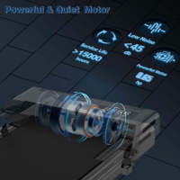 Tapis de course électrique intelligent mini pliable et portable pour la maison