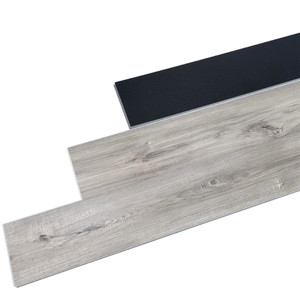 100% Plancher de salle de bain étanche Chêne gris <span class=keywords><strong>Effet</strong></span> bois <span class=keywords><strong>PVC</strong></span> SPC Vinyle LVT Planche de sol <span class=keywords><strong>Carrelage</strong></span> - Product Image 3