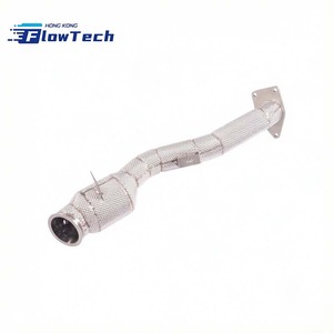 Tubería de Escape de Alto Flujo de Acero Inoxidable T304 con Protector Térmico para Infiniti Q50 2.0T M274 – Tubería de Escape de Alto Rendimiento de Fijación Directa - Product Image 4