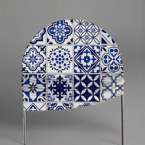 Fondo de <span class=keywords><strong>arco</strong></span> de Chiara de estilo mediterráneo español, Fondo de tela de tensión de estilo Azulejo, <span class=keywords><strong>arco</strong></span> de fondo de boda - Product Image 2