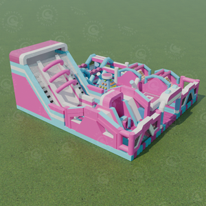 Castillo Inflable de Obstáculos para Fiestas, Parque de Atracciones, Parque Temático para Actividades - Product Image 3