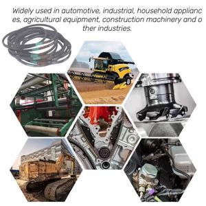 Sabuk V Karet Bergigi Tepi Kasar untuk Konveyor Industri Otomotif, Grosir dan Dapat Disesuaikan - Product Image 5