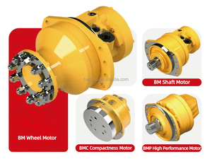 Motor de rueda de marca BETT Motor BM02 sin freno Motor hidráulico de alto par de baja velocidad para cargador - Product Image 2