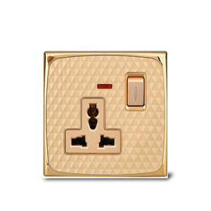 Nouvel interrupteur mural standard britannique 16A 250V, style rétro, 4 voies, avec panneau tactile, livraison gratuite à domicile - Product Image 6