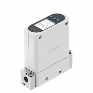 Regulador de flujo de gas proporcional de circuito cerrado con control electrónico estable, cartucho todo en uno con sensor, accionamiento y pantalla. - Product Image 1