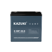 Baterai E-Bike 12V 22.8Ah Deep Cycle AGM Lead Acid, Daya Tahan Lama untuk Skuter Listrik & Golf Cart