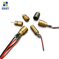 Module laser vert 520 nm, taille de boîtier 6 mm * 12 mm, 5 mW, DC 5 V, mise au point réglable, haute visibilité pour l'alignement extérieur et la topographie