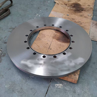 Disque de frein en acier AISI 4140/AISI 5140 pour pièces de camions miniers, usiné CNC de précision, rotor de frein industriel, support OEM