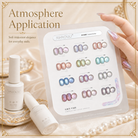 BelloGel Aurora – Kit de vernis gel magnétique œil de chat 12 couleurs, non toxique, UV LED, finition soak-off, flacon de 12 ml, vente directe usine, OEM