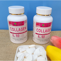 Comprimé de Collagène Marin Naturel Fruité pour l'Éclat de la Peau, Aliment Multi-Vitaminé C Biotine, Pilules de Collagène, Fabricant de Comprimés de Collagène