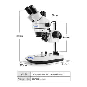 <span class=keywords><strong>Microscope</strong></span> de bijouterie Murzider 7-45X, <span class=keywords><strong>microscope</strong></span> stéréoscopique trinoculaire professionnel sur pied, rotation à 360 degrés, MSD202-B8 - Product Image 2