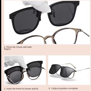 משקפי שמש PAISHEO S5068 אופנתיים מתקפלים עם מסגרת Tr90, קליפס יוניסקס, הגנה מפני קרינת UV, מקוטבים, דגם 2025 חדש, משקפי שמש יוקרתיים וקלי משקל במיוחד - Product Image 4