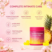 LUVVTIA Gummies Probiotiques à l'Orme Glissante pour Femmes, Équilibre du pH, Complément Vitaminique pour Adultes et Adolescents, Certifié, Vente en Gros Personnalisée OEM