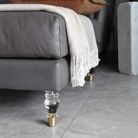 Pieds de meuble en acrylique transparent, hauteur de cm, Style Baroque