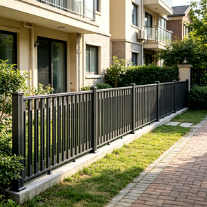 Clôture moderne en aluminium thermolaqué - Panneaux <span class=keywords><strong>de</strong></span> clôture imperméables pour la sécurité et l'intimité <span class=keywords><strong>de</strong></span> la villa, du jardin et <span class=keywords><strong>de</strong></span> la cour - Product Image 1