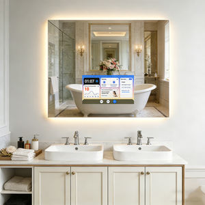 Miroir de salle de bain intelligent Tystart Grace au <span class=keywords><strong>prix</strong></span> le plus bas, miroir de vanité étanche, éclairage LED Android, haut-parleurs Bluetooth AI Magic, Wifi - Product Image 1