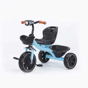 2023 Fabrik verkauf gute Qualität Stahl Baby drei Räder Fahrrad Kinder Dreirad für Kinder