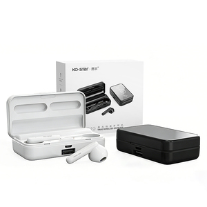 Auriculares Inalámbricos Baratos con Banco de Energía, Auriculares Bluetooth con Estuche de Carga - Product Image 1